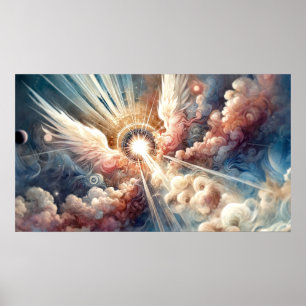 Ewiges Light Art Poster