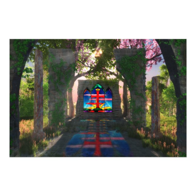 Ewiges Light Oaster Foto drucken (Vorne)