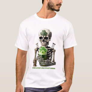 Ewiges Stout-Skelett-Grafik-T-Shirt   Schalkhaft T-Shirt