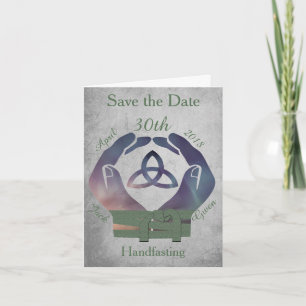 Ewigkeit Handfasting Save the Date Einladung