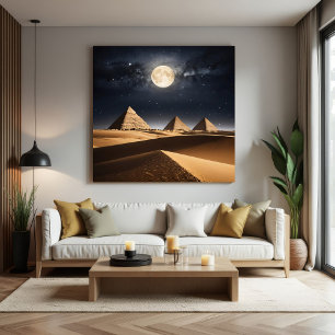 Ewigkeit unter dem Mond Leinwanddruck