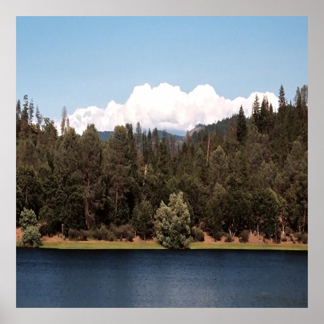 Ewing Reservoir im Frühjahr....... Poster (Vorne)