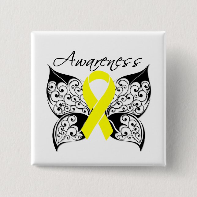 Ewing Sarcoma Butterfly Button (Vorderseite)