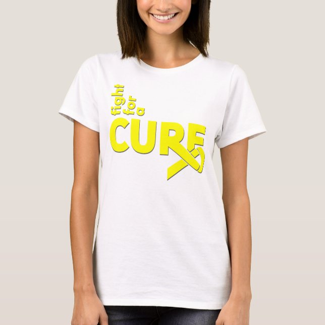 Ewings Sarcoma kämpft für eine Heilung T-Shirt (Vorderseite)