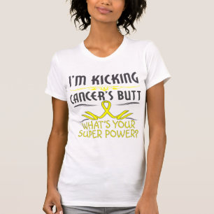 Ewings Sarkom-tretender Krebs-Hintern-SuperPower T-Shirt