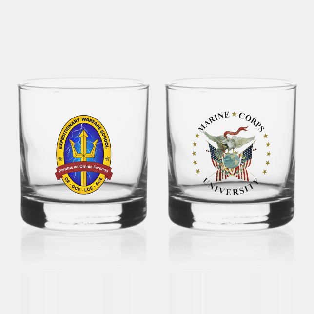 EWS/MCU Whiskey Glass Set Whiskyglas (Vorderseite)
