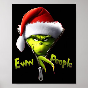 Eww, Leute Weihnachtsmann Hut Lustiger Weihnachtsm Poster