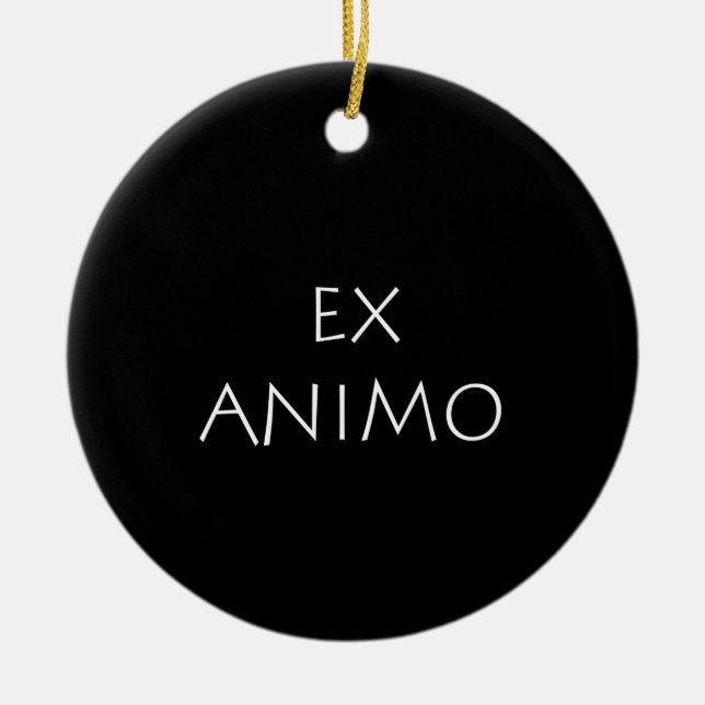 Ex animo keramik ornament (Vorne)