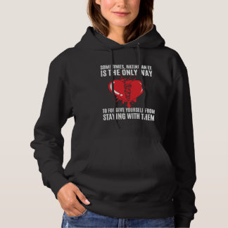 Ex  Breakup Heartbreak Hoodie