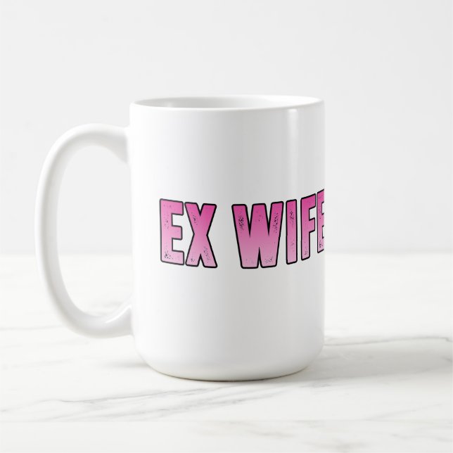 ex Ehefrau ex Ehemann Kaffeetasse (Links)