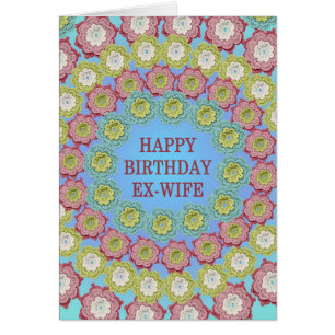 Ex Femme Fleurs Crochet Anniversaire
