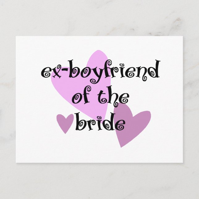 Ex-Freund der Bride Postkarte (Vorderseite)