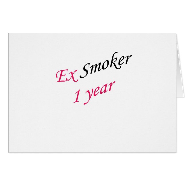 ex-fumeur de 1 an (Devant horizontal)