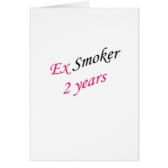 ex-fumeur de 2 ans (Devant)