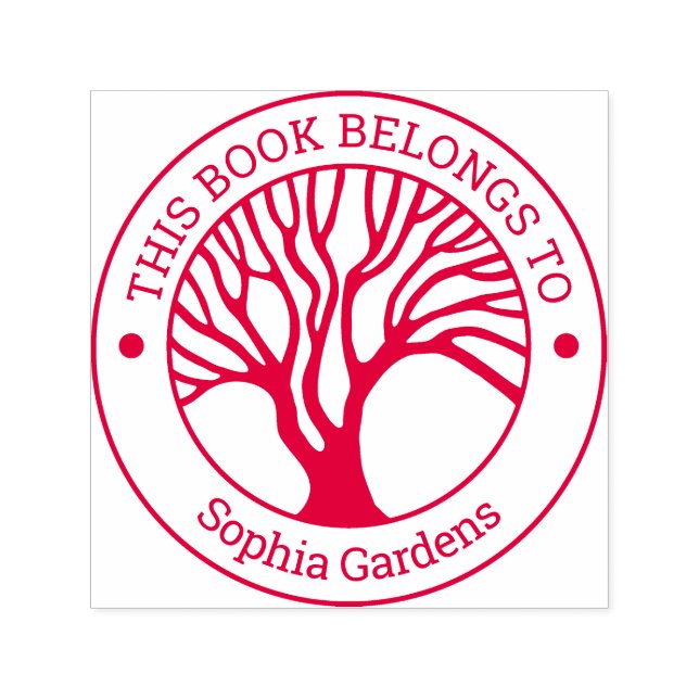 Ex Libris - Baum des Lebens 02 Permastempel (Design)