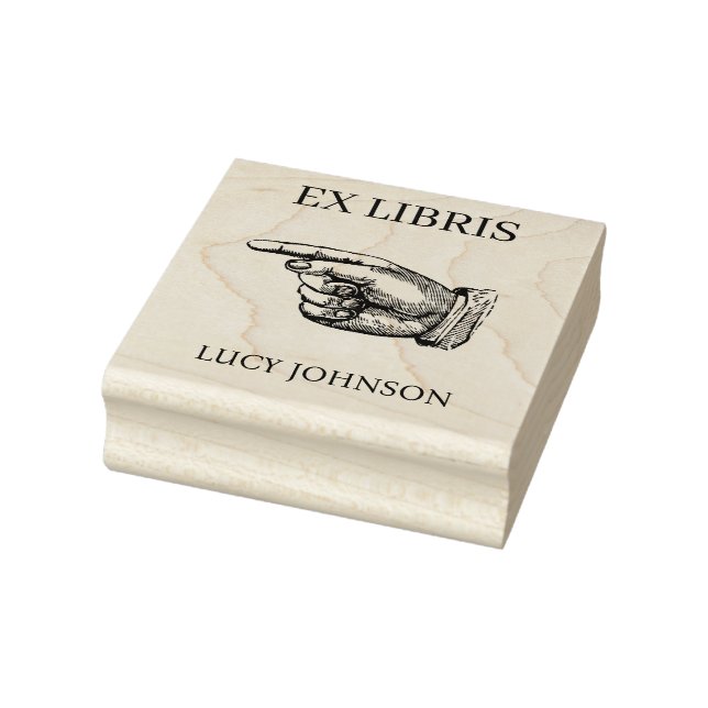 EX LIBRIS Bücherstempel | Personalisiert Gummistempel (Stempel)
