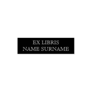 Ex Libris Buchzeichen Selbstfärbende Briefmarke Permastempel