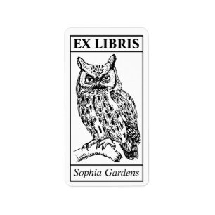Ex Libris - Ewl Adressaufkleber