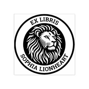 Ex Libris - Lion Gummistempel
