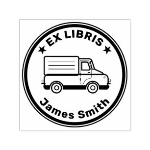 Ex Libris mit Auto Permastempel