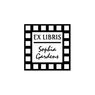Ex Libris Moderne Briefmarke Gummistempel