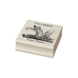 Ex Libris, tampon de livre Fox