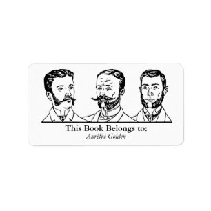 Ex Libris - Three Man v3 Adressaufkleber