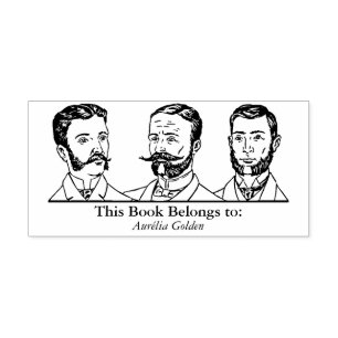 Ex Libris - Three Man v3 Gummistempel