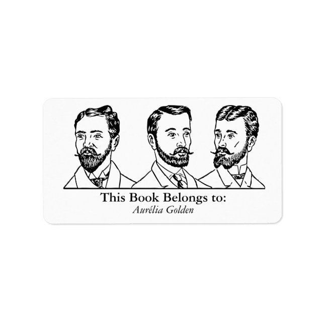 Ex Libris - Three Man v5 Adressaufkleber (Vorne)