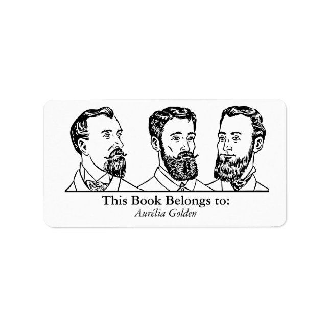 Ex Libris - Three Man v6 Adressaufkleber (Vorne)