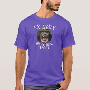 Ex-Marine-Elefantensiegel TEAM 6 Party Familie HG T-Shirt