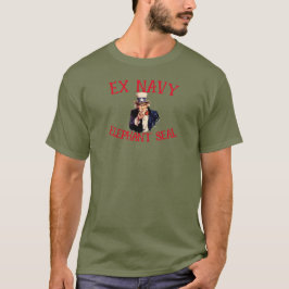 Ex Navy Elephant Siegel T-Shirt