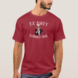 Ex Navy Elephant Siegel T-Shirt