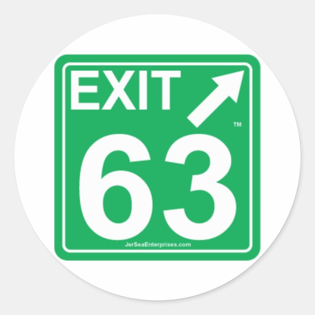 EX-ORG63 RUNDER AUFKLEBER (Vorderseite)