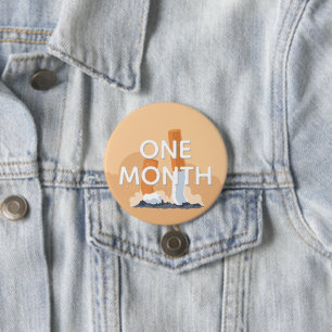 ex Raucher ein Monat beendigte zu rauchen Button