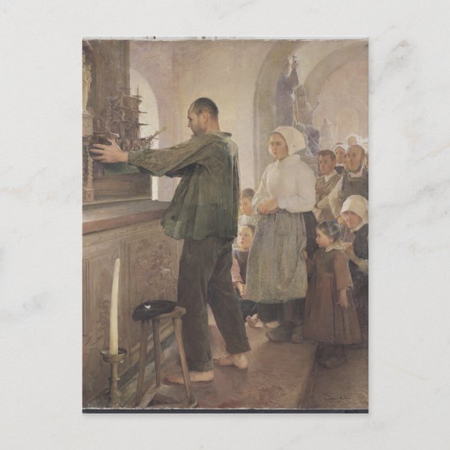 Ex Voto, 1898 Postkarte (Vorderseite)