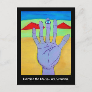 Examiner votre carte postale vie