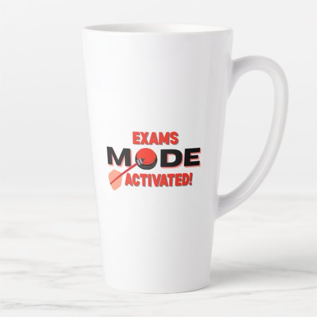 Exams Mode Activated Mug – Student Study Mug (Droite)