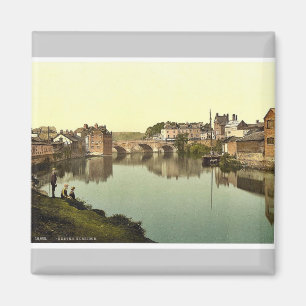 Exbridge, Klassiker Photochrom Exeters, England Magnet