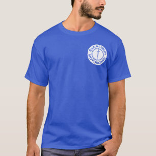 Excalibur Auto-Weißlogo T-Shirt