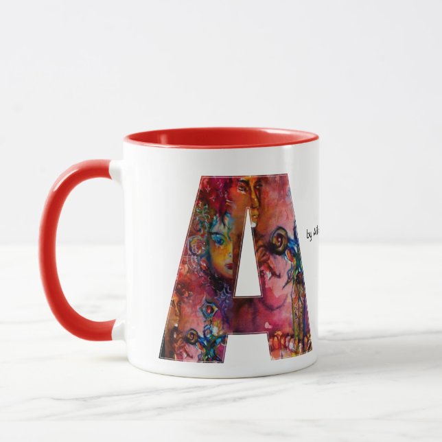 EXCALIBUR EIN SCHREIBEN / FANTASY-MONOGRAMM TASSE (Links)