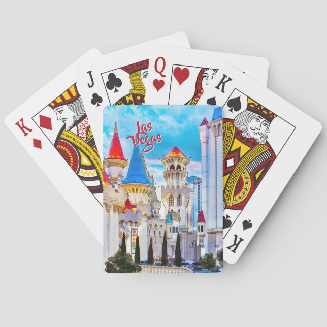 Excalibur Las Vegas Classic Spielkarten (Rückseite)