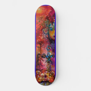 EXCALIBUR Magic Sword Arthurian Legends Fantasie Skateboard