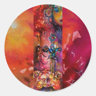 EXCALIBUR Magic Sword Runder Aufkleber