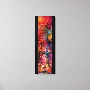 EXCALIBUR Magische Schwertfantasy Watercolor Leinwanddruck