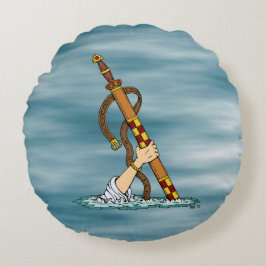 Excalibur Rundes Kissen