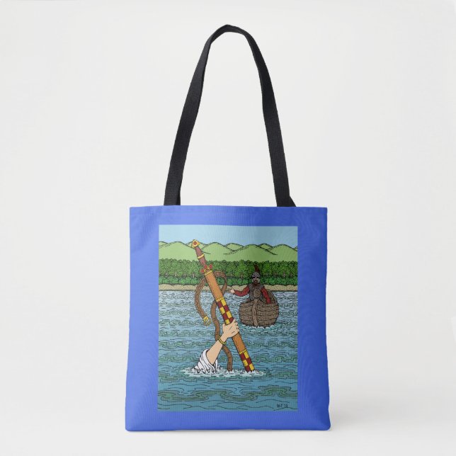 Excalibur und Arthur Tasche (Vorderseite)