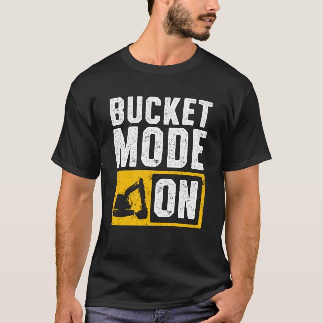 Excavator Operator For Excavator Driver Backhoe Op T-Shirt (Vorderseite)