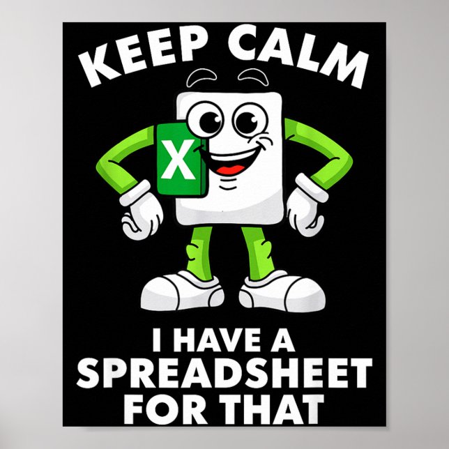Excel-Kollege Mitarbeiter Abschied Abschied Geburt Poster (Vorne)
