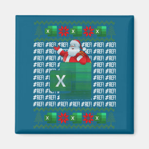 Excel Ref Fehler Tabellenkalkulation Santa Weihnac Magnet